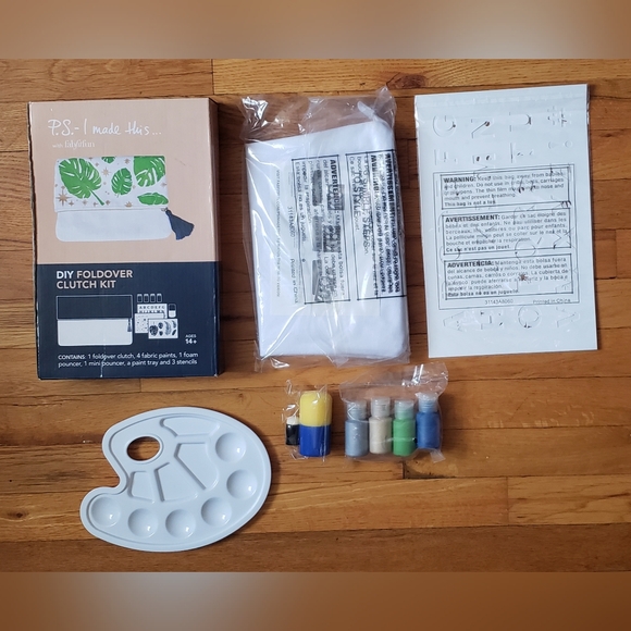 Design DIY White Gold Clutch Purse Kit by Fabfitfun Popsugar Designer Craft Kit - Picture 4 of 9